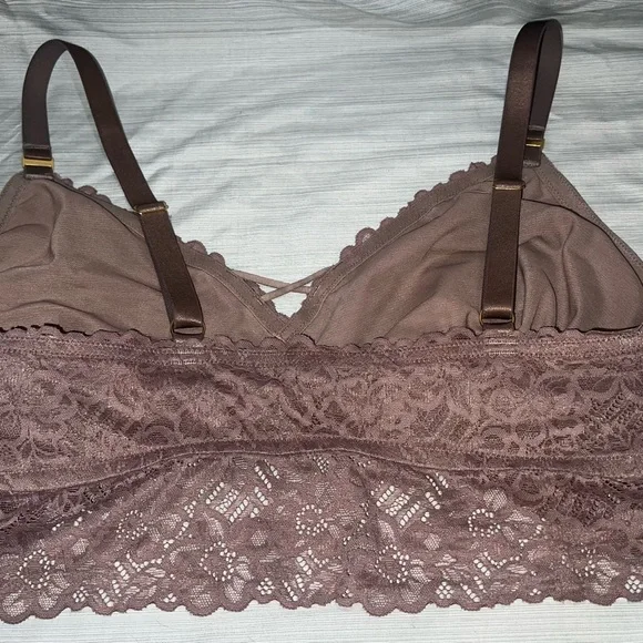 AERIE BRALETTE XL MAUVE - Picture 2 of 5